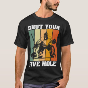 Camisa de goleiro vintage retrô Fecha o seu Five H