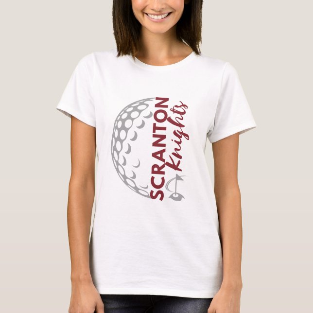 Camisa de Golfe Scranton Knights - Feminina (Frente)