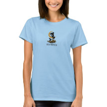 Camisa de Gótico de Sereia da Bruxa do Mar