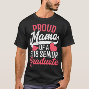 Camisa de Graduação T para Mãe Orgulhosa Mamã 