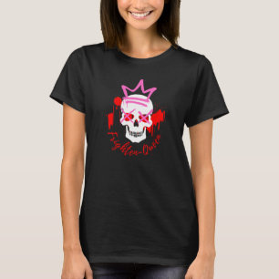 Camisa de Grafite da Rainha-Amigável Camisa Assust