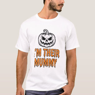 Camisa de Gravura Vintage de Abóbora de Múmia de H