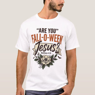 Camisa de Gravura Vintage de Jesus Fall-O-Ween Cri
