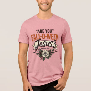 Camisa de Gravura Vintage de Jesus Fall-O-Ween Cri