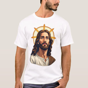 Camisa de Gravura Vintage Estrela de Belém Cristo