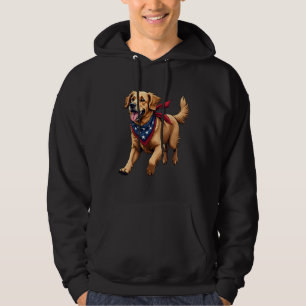 Camisa de Gravura Vintage Freedom Golden Retriever