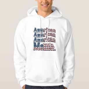 Camisa de Gravura Vintage Patriótica Mama American
