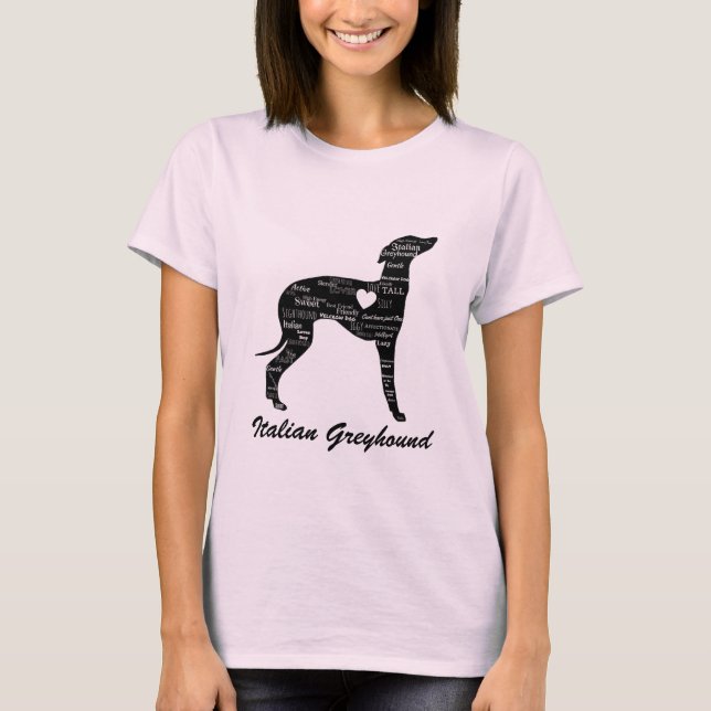Camisa De Greyhound Italiano - Bobo Iggy (Frente)