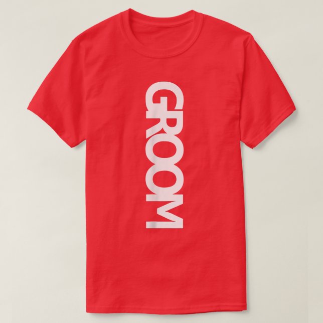 Camisa de Groom para Despedida de Solteiro  (Frente do Design)