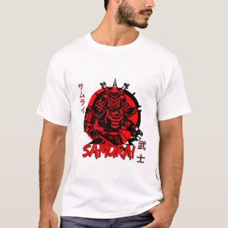 Camisa de Guerreiro Samurai – Texto em Inglês e Ja