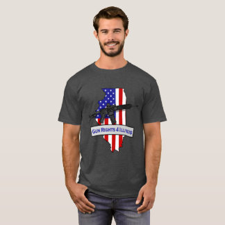 Camisa de GunRights4Illinois Logo'd T