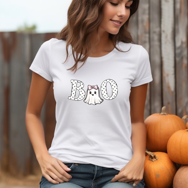 Camisa de Halloween Boo Fantasma Fofo (Halloween Ghost  Boo Shirt)