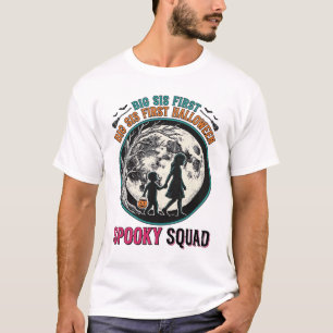 Camisa de Halloween da Irmã Mais Velha para Sua Pr