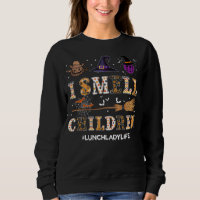 Camisa de Halloween da Senhora do Almoço 'Eu Sinto
