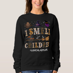 Camisa de Halloween da Senhora do Almoço 'Eu Sinto