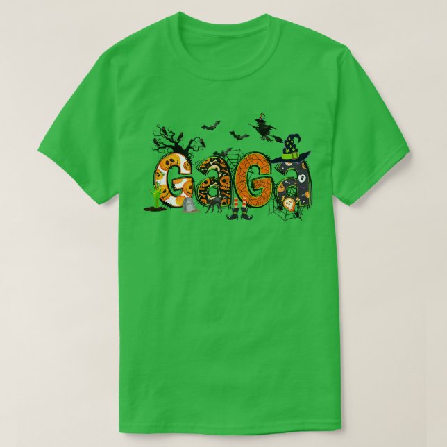 Camisa de Halloween das Mães Personalizada, Spooky (Frente do Design)