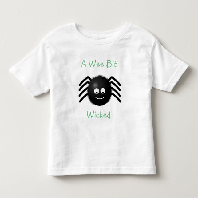Camisa De Halloween De Aranha Mágica (Frente)