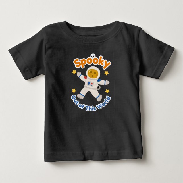 Camisa de Halloween de Astronauta de Abóbora Assus (Frente)