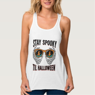 Camisa de Halloween de Esqueleto com Óculos de Bru