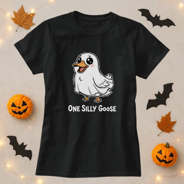 Camisa De Halloween De Ganso De Um Bobo; Ganso Fan (Criador carregado)