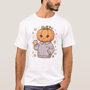 Camisa de Halloween de Gato Preto Fofo com Chapéu