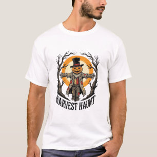 Camisa de Halloween do Espantalho Gravação Vintage
