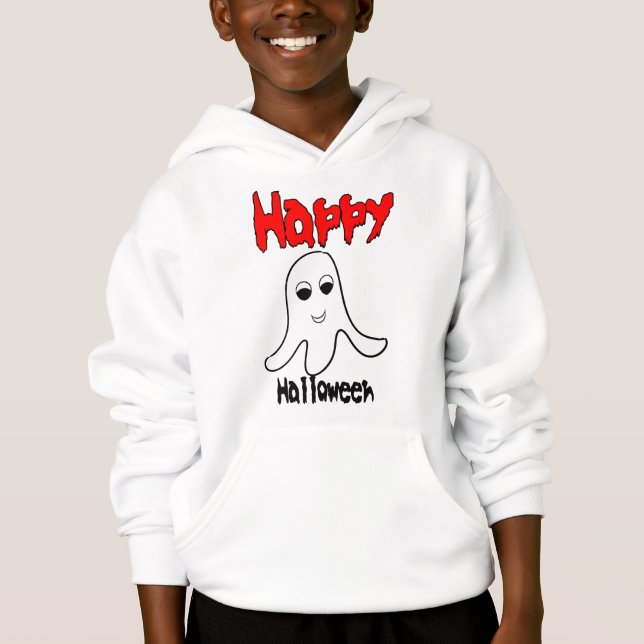 Camisa de Halloween do Fantasma Feliz | Fantasma B (Frente)