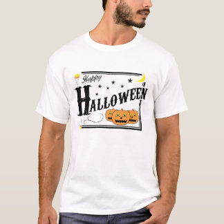 Camisa de Halloween Feliz, Velha e Moçada