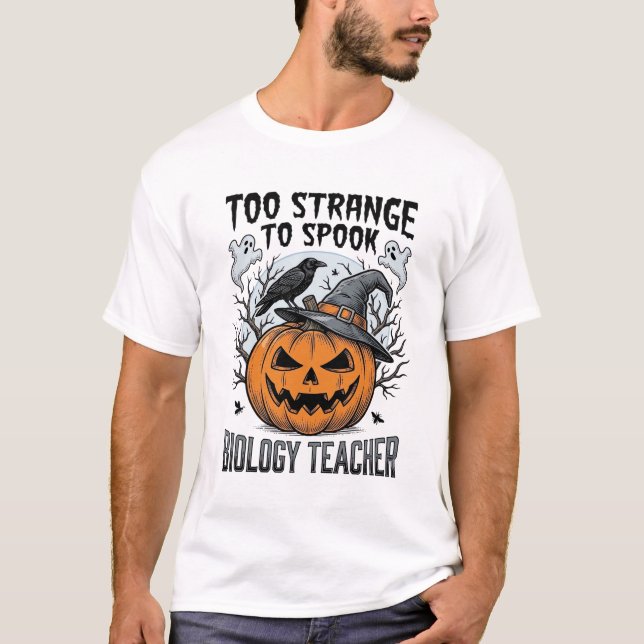 Camisa de Halloween para Professor de Biologia Abó (Frente)
