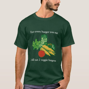 camisa de hambúrguer vegetariana