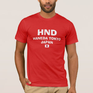 Camisa de Haneda HND Tokyo