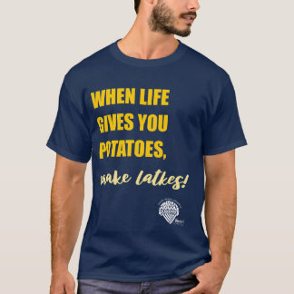 Camisa de Hanukkah para Adultos - "Faça latkes"