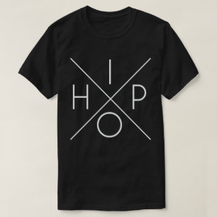 CAMISA DE HIP HOP T (PRETO)