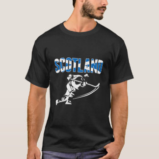 Camisa de Hockey no Gelo Escócia Equipe de Hockey