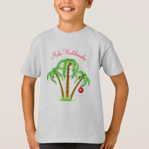 Camisa de Holiday Kid Mele Kalikimaka