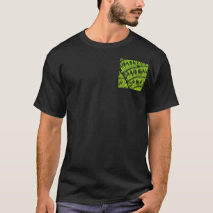 Camisa de homem de folha verde
