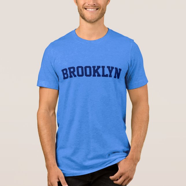 CAMISA DE HOMENS BROOKLYN - AZUL (Frente)