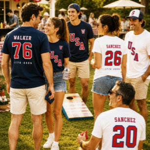 Camisa de hóquei da USA para o 250º aniversário da