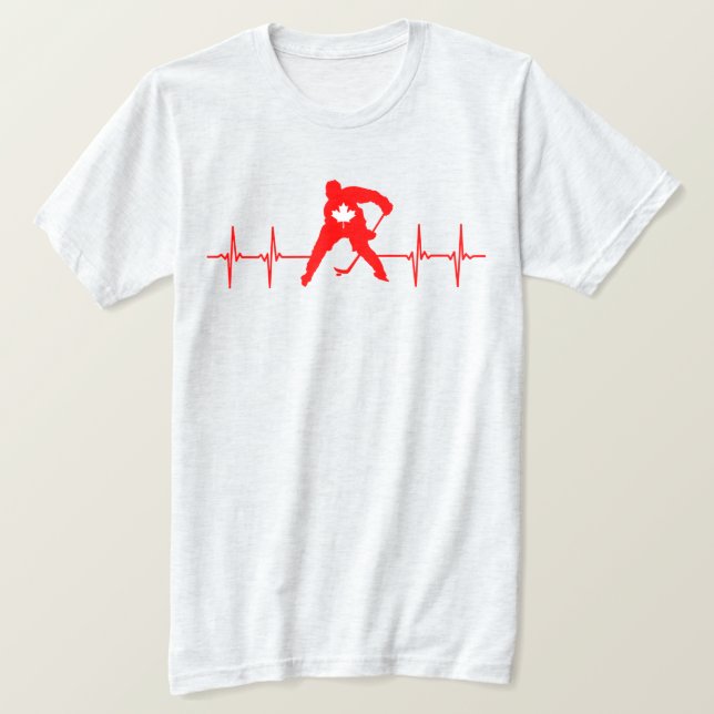 Camisa de Hóquei do Canadá (Frente do Design)
