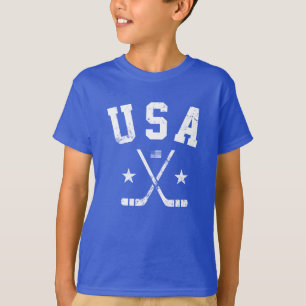 Camisa de Hóquei em Gelo dos EUA