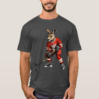 Camisa de hóquei no gelo de Kangaroos