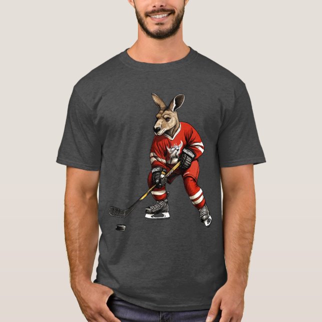 Camisa de hóquei no gelo de Kangaroos (Frente)