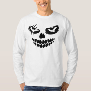 Camisa de horror fantasma assustadora do Halloween