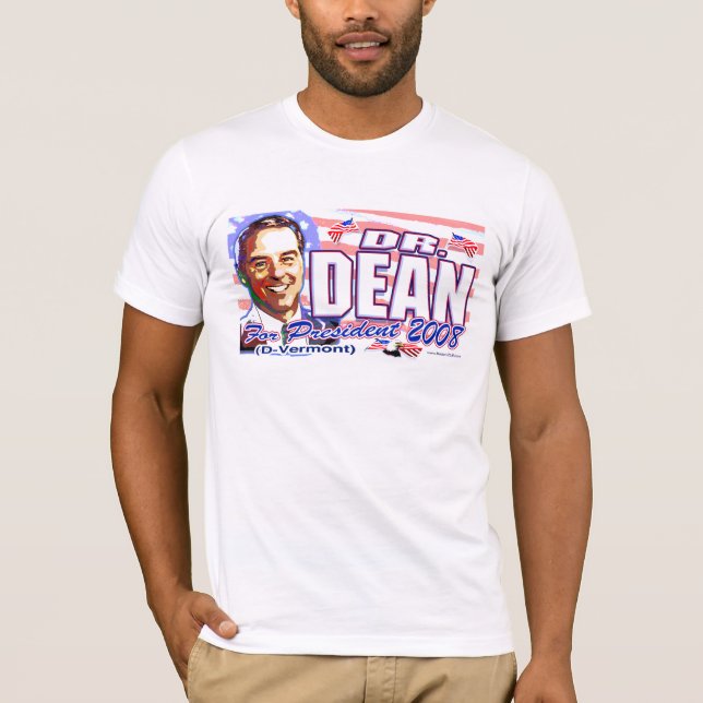 Camisa de Howard Dean '08 (Frente)