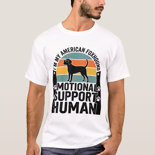 Camisa de Humano de Suporte Emocional American Fox (Frente)