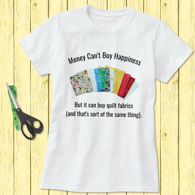 Camisa de Humor de Quilter Feliz (Criador carregado)
