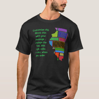 Camisa de Illinois - costume com eleição ou o