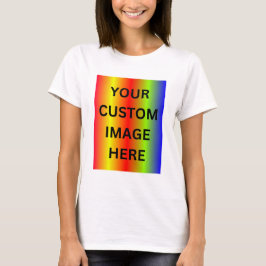 Camisa de Imagem Personalizada - T-shirt feminina