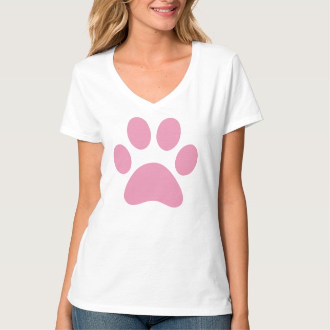 Camisa de Impressão de Pata (Frente)
