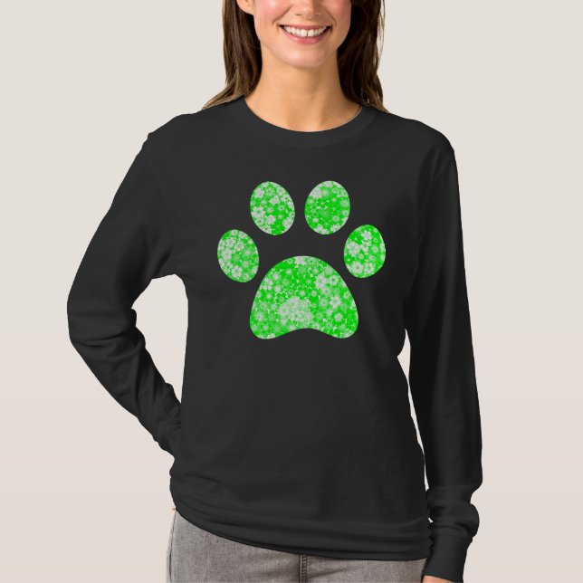Camisa de Impressão de Pata (Frente)